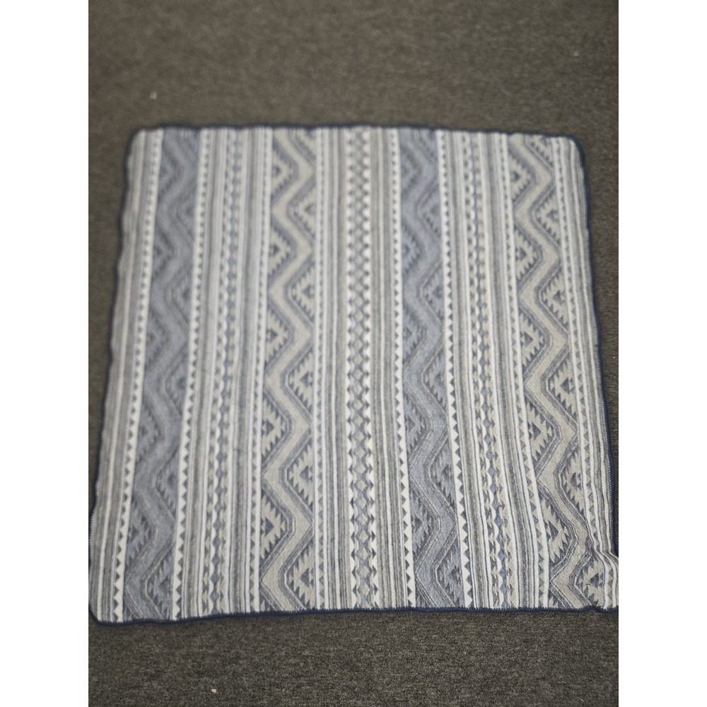 Faherty Baby Blanket With Cotton And Sherpa Southwestern Style Twilight Glacier